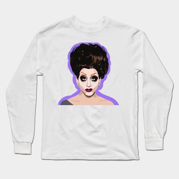 Bianca Del Rio Long Sleeve T-Shirt by KaiVerroDesigns